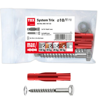 TOX Montagesatz System Trix 10x61 mm