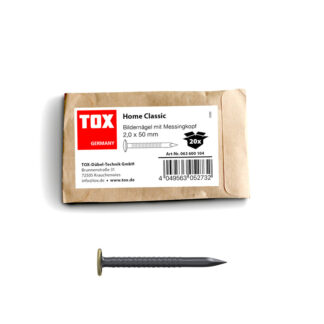 TOX Bildernagel Home Classic mit Messingkopf 2,0 x 50 mm