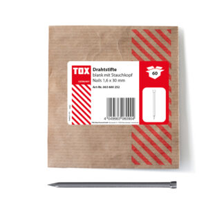 TOX Nails 1,6x30 (60 Stk.) Drahtstifte Stauchkopf