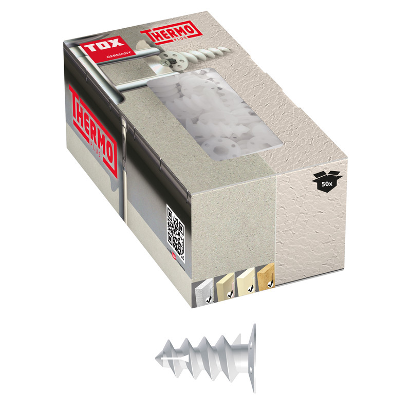50 Stück TOX Dämmstoffdübel Thermo Plus 55 mm