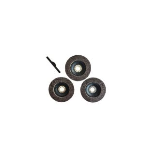 FAECHERSCHLEIFSCHEIBEN 3ER-PACK P40 125/22MM 3X