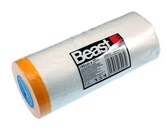 ABDECKFOLIE  MIT ABDECKBAND 180CM x 20M SPEEDY MASK