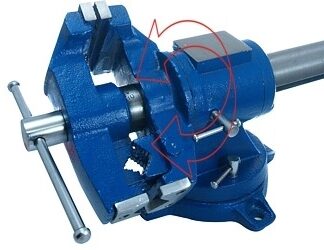 PARALLEL SCHRAUBSTOCK DREHB. DUAL JAWS 100MM 15.5KG 2xSWIVEL
