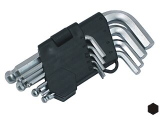 SCHLUSSELSATZ 1.5-10MM Cr SHORT 9X