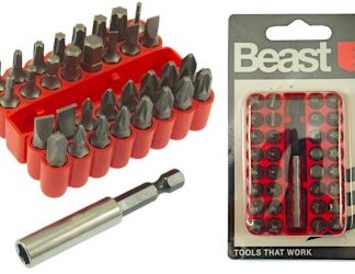 BITSATZ 33 BITS CR-V MAGNETIC PZ x7 PH x7 SLx5 HEX x6 TORX x7