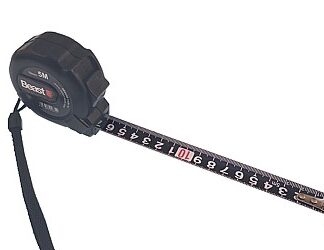ROLLBANDMASS 5M x 19MM BLACK
