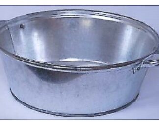 VERZINKT STAHLKESSEL 13L ROUND