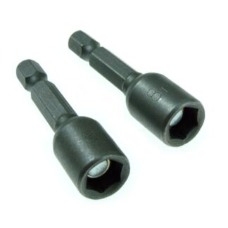 MAGNETNUSS FĂśR BOHRSCHRAUBEN SECHSKANT BIT FĂśR 8MM x48MM 2X MAGNETIC