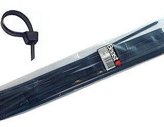 KABELBINDERSATZ 530x7.6MM BLACK NYLON 20X