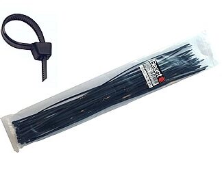 KABELBINDERSATZ 500x4.7MM BLACK NYLON 30X