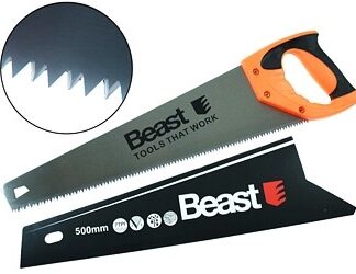HANDSAGE GEHARTET ZAHN 500MM CROSS-CUT 7TPI 1.05MM