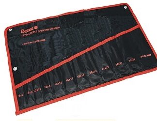 MAULSCHLUESSEL TASCHE FOR 12 PCS SPANNERS (6-32MM)