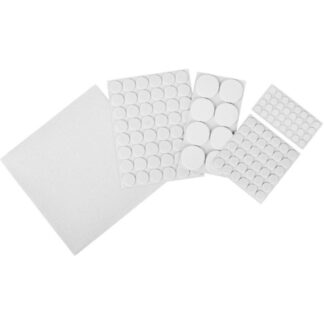 FILZGLEITERSATZ 125X WHITE FELT MIX SIZE