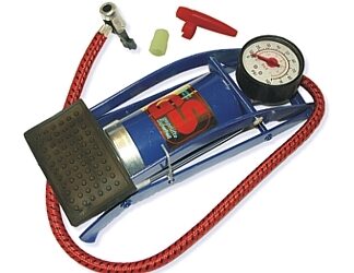 Fußluftpumpe mit 1 Zylinder
