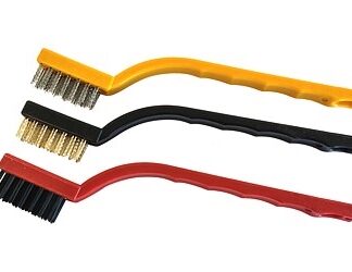 MINI-BURSTENSATZ 3X NYLON BRASS STEEL 40MM