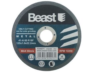 TRENNSCHEIBE 125 x 1 x 22.2MM METAL Q++