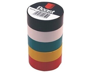 ISOLIERBANDERSATZ FARBE 19MMx10M 5ROLLS COLOR