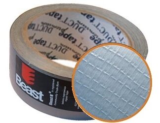 REPARATURBAND KLEBEBAND PANZERTAPE SILBER 50MMx25M DUCT TAPE GAFFA REINFORCED SILVER
