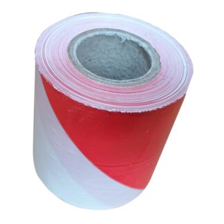 WARNBAND 75MM x 100M RED/WHITE