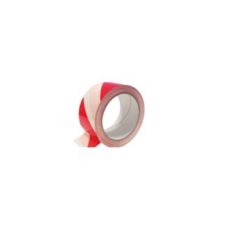 SELBSTKLEBENDES WARNBAND 50MM x 33M GLUE RED/WHITE