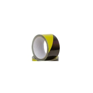 SELBSTKLEBENDES WARNBAND 50MM x 33M GLUE BLACK/YELLOW