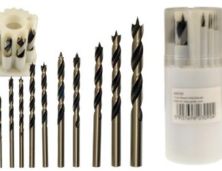 HOLZBOHRERSATZ WOOD SANDBLAST 2x(3-4-5-6)-7-8-10MM 11pcs