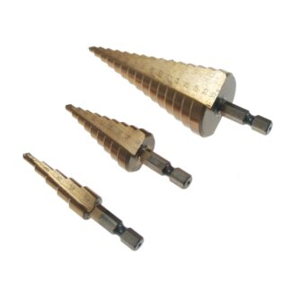 STUFENBOHRER METAL 3X (4-12,4-20, 4-32MM) TITAN HEX