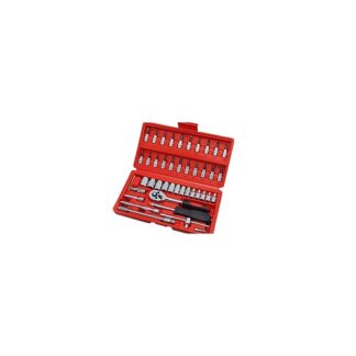 STECKSCHLUSSELSATZ 1/4'' CV 46X ZINC PLATED