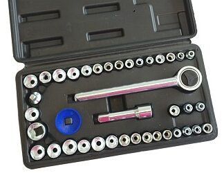 STECKSCHLUSSELSATZ Metrisch und Zoll 4-13MM, 5/32''-15/32'', 1/4''-3/8'' 40X