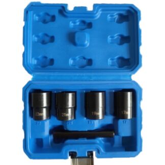 ABZIEHER-SET FUER BECHAEDIGTE MUTTERN 5X 17,19,21,22MM + DRIFT- PUNCH
